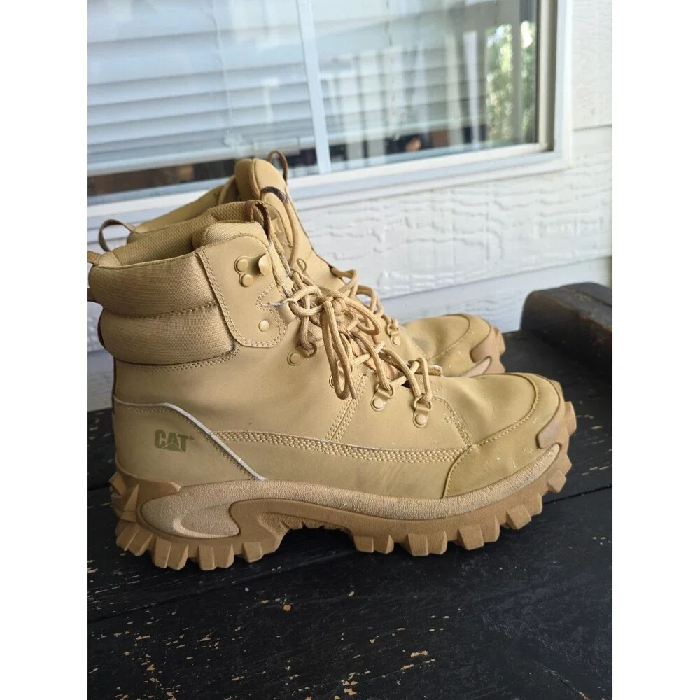 CATerpiller Trespass Men's Tan Work Boots Size 13 Medium Width (D/M) Y2K Style
